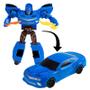 Imagem de Kit 2 Bonecos Robô Transforma em Carro 2 em 1 Robot Fighter Bots L010-A40 - Dorémi