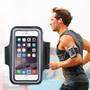 Imagem de Kit 2 Bonés Liso Esportivo Aba Curva Unissex E 1 Braçadeira Para Celular Ideal Para Caminhada, Corrida, Ciclismo