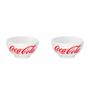 Imagem de Kit 2 Bowls De Porcelana Branco Coca Cola 440ml