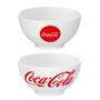 Imagem de Kit 2 Bowls De Porcelana Branco Coca Cola 440ml