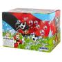 Imagem de Kit 2 Brinquedos Infantil Tubo Bolha Sabão Futebol Vermelho