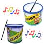 Imagem de Kit 2 Brinquedos Kit Musical Bumbinho Bumbo + Tamborzinho Tambor