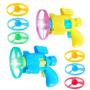 Imagem de Kit 2 Brinquedos Lança Disco para Meninos e Meninas com Luz