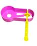 Imagem de Kit 2 Brinquedos Reco Reco Matraca Rosa de plástico-14cm