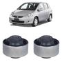 Imagem de Kit 2 Bucha Grande Leque Dianteiro Honda Fit 2005 2006 2007