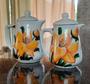 Imagem de Kit 2 bules 620 ml e 450ml Porcelana decorada