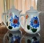 Imagem de Kit 2 bules 620 ml e 450ml Porcelana decorada