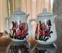Imagem de Kit 2 bules 620 ml e 450ml Porcelana decorada
