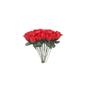 Imagem de Kit 2 Buquê Flor Artificial Botão Rosa Vermelha Casamento