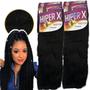 Imagem de Kit 2 Cabelo Jumbo Tranças Hiper X Jumbão Box Braid