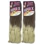 Imagem de Kit 2 Cabelo Jumbo Tranças Hiper X Jumbão Box Braid