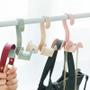 Imagem de kit 2 Cabide Suporte Para Bolsas Cintos Bonés Giratório