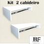 Imagem de kit 2 cabideiro em MDF 15mm branco