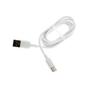Imagem de Kit 2 Cabos De Dados Usb-C Kingo Branco 2M 2.1A Galaxy A72