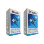 Imagem de Kit 2 Cabos Micro-Usb V8 Kingo Preto 1M 2.1A Para Galaxy A10