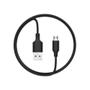 Imagem de Kit 2 Cabos Micro-Usb V8 Kingo Preto 1M 2.1A Para Galaxy A10