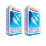 Imagem de Kit 2 Cabos Usb V8 Branco Kingo 1M 2.1A Galaxy J2 Prime