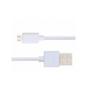 Imagem de Kit 2 Cabos Usb V8 Kingo Branco 2M 2.1A Para Galaxy A01 Core