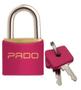 Imagem de Kit 2 Cadeados Pado 30mm Color Latão Resistente Mala Mochila