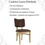 Imagem de Kit 2 Cadeira Estofada Cafe Pes Madeira Amendoa Nacc
