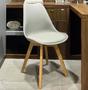Imagem de Kit 2 Cadeira para Escrivaninha Mesa de Jantar Sala Cozinha Saarinen Cinza Design
