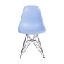 Imagem de Kit 2 Cadeiras Boxbit Dkr Eames Base Cromada Azul