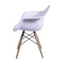 Imagem de Kit 2 Cadeiras Boxbit Dkr Eames Base Em Madeira Branca