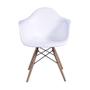 Imagem de Kit 2 Cadeiras Boxbit Dkr Eames Base Em Madeira Branca