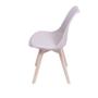Imagem de Kit 2 Cadeiras Boxbit Joly Saarinen Base Em Madeira Fendi