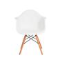 Imagem de Kit 2 Cadeiras Charles Eames Eiffel Com Braço Branco