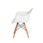 Imagem de Kit 2 Cadeiras Charles Eames Eiffel Com Braço Branco