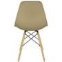 Imagem de Kit 2 Cadeiras Charles Eames Eiffel Wood Design - Bege