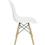 Imagem de Kit 2 Cadeiras Charles Eames Eiffel Wood Design - Branca