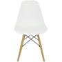 Imagem de Kit 2 Cadeiras Charles Eames Eiffel Wood Design - Branca