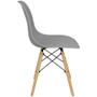 Imagem de Kit 2 Cadeiras Charles Eames Eiffel Wood Design - Cinza