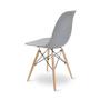 Imagem de Kit 2 Cadeiras Charles Eames Eiffel Wood Design Jantar Cinza