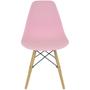 Imagem de Kit 2 Cadeiras Charles Eames Eiffel Wood Design - Rosa