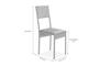 Imagem de Kit 2 Cadeiras De Aço Para Cozinha Desmontavel Pratica