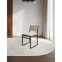 Imagem de Kit 2 Cadeiras de Jantar Industrial Assento Estofado Veludo Bege Isa 