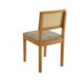 Imagem de Kit 2 Cadeiras Decorativa Jade Encosto em Tela Madeira Maciça JCM Movelaria