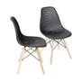 Imagem de Kit 2 Cadeiras Eames Design Colméia Eloisa Preto