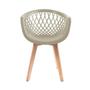 Imagem de Kit 2 Cadeiras Eames Design Wood Web Fendi