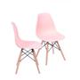 Imagem de Kit 2 Cadeiras Eames Dkr Base Madeira Or Design