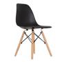 Imagem de Kit 2 Cadeiras Eames Eiffel Com Base De Madeira Assento