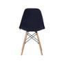 Imagem de Kit 2 Cadeiras Eames Eiffel Estofado Botonê Preto