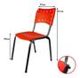 Imagem de Kit 2 Cadeiras Iso Colorida Montada Recepção/Sala/Cozinha/Igreja