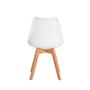 Imagem de Kit 2 Cadeiras Leda Saarinen Design Branca