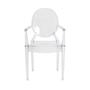 Imagem de Kit 2 Cadeiras Louis Ghost Transparente Policarbonato Sala
