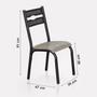 Imagem de Kit 2 Cadeiras material sintético Clássica Luna Ciplafe