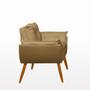 Imagem de KIT 2 Cadeiras Poltronas Reforçadas Confortáveis Sala JL